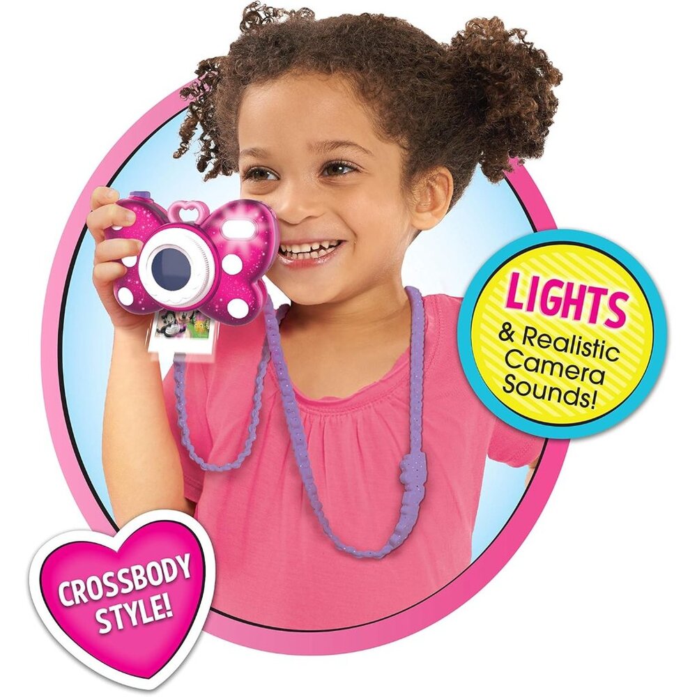 Disney Junior Minnie Picture Perfect Play Camera W/ Lights & Sounds For Ages 3+ - Picture 2 of 4
